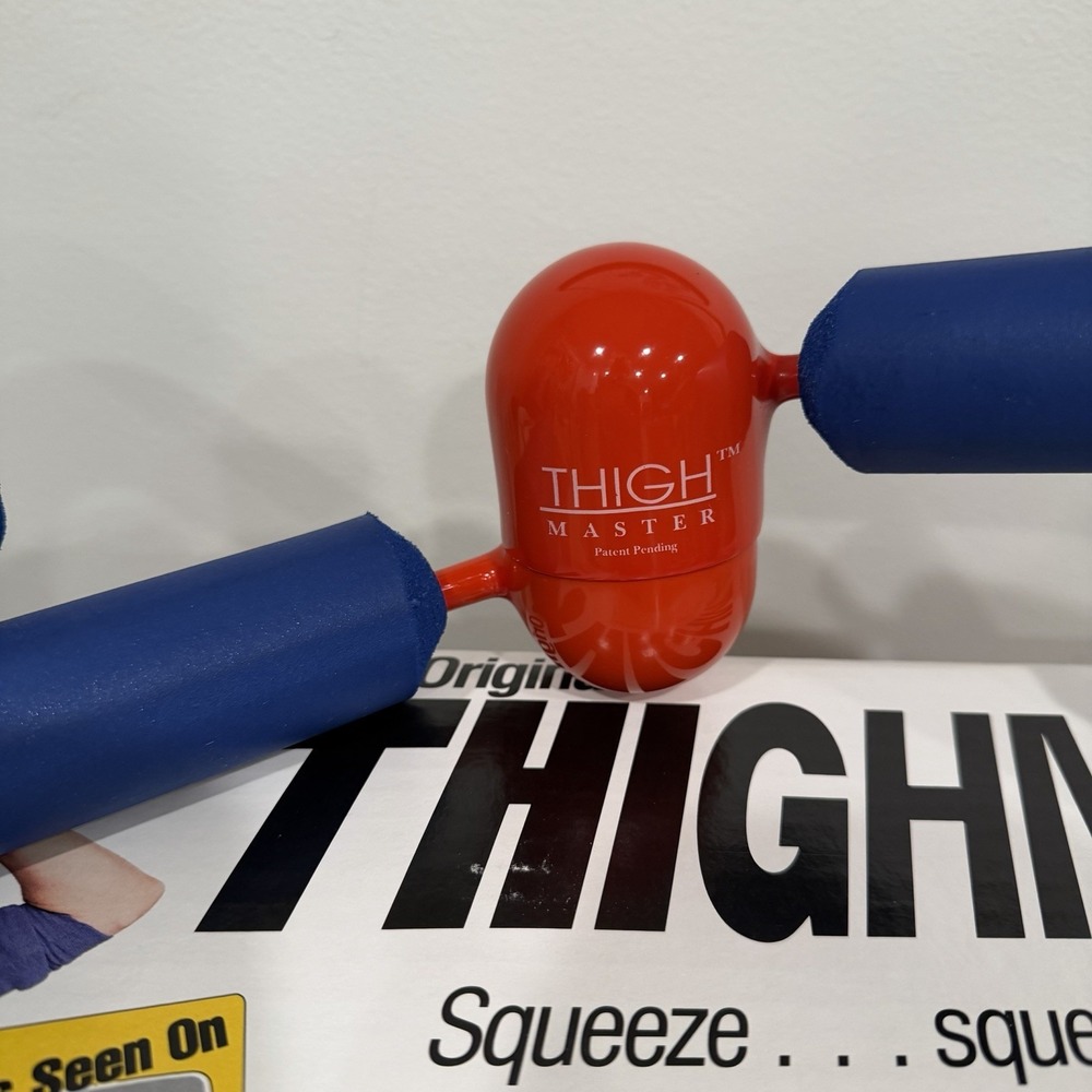 VTG 1991 The Original Thigh Master Leg Arm Exerciser Suzanne Somers Original Box - Picture 4 of 8